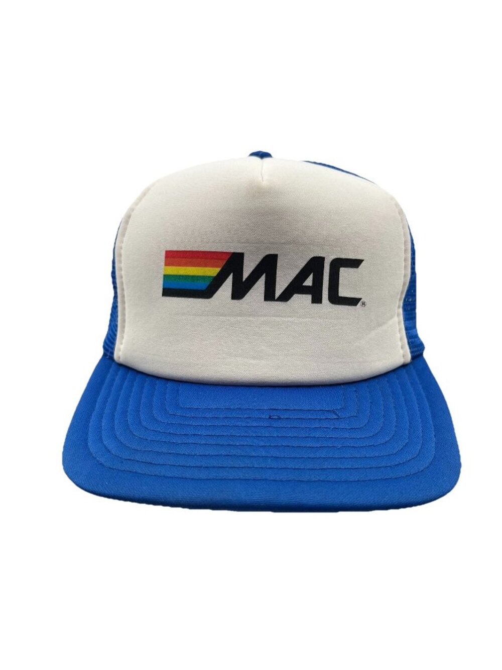 MAC Machine ATM Money Access Center Vintage Trucker Hat Cap Retro Dad Logo 80's